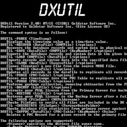 DXUtil: DataExchange File Utility